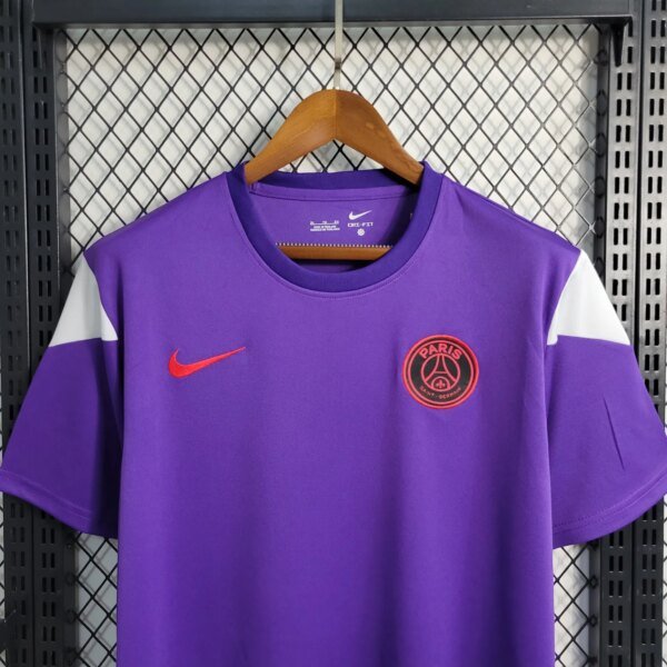 23-24 PSG Training Fans Purple Jersey - Image 4