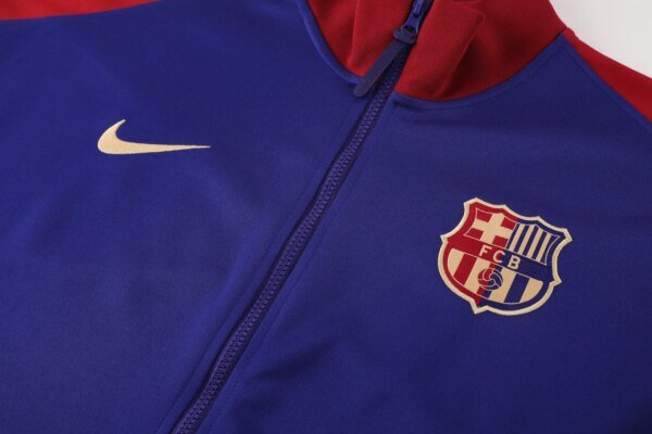 24-25 Barcelona Blue Jacket Tracksuit - Image 5