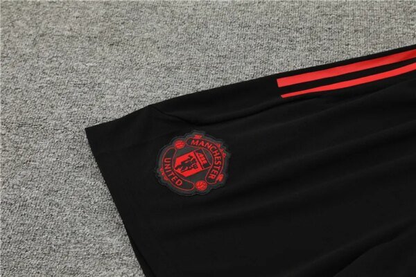 23-24 Manchester United Red Training Short Sleeve Suit - Image 9