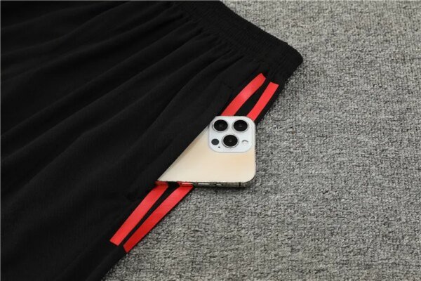 23-24 Manchester United Red Training Short Sleeve Suit - Image 11