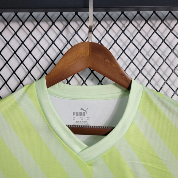23-24 Manchester City Yellow Goal Keeper Fans Jersey - Image 2