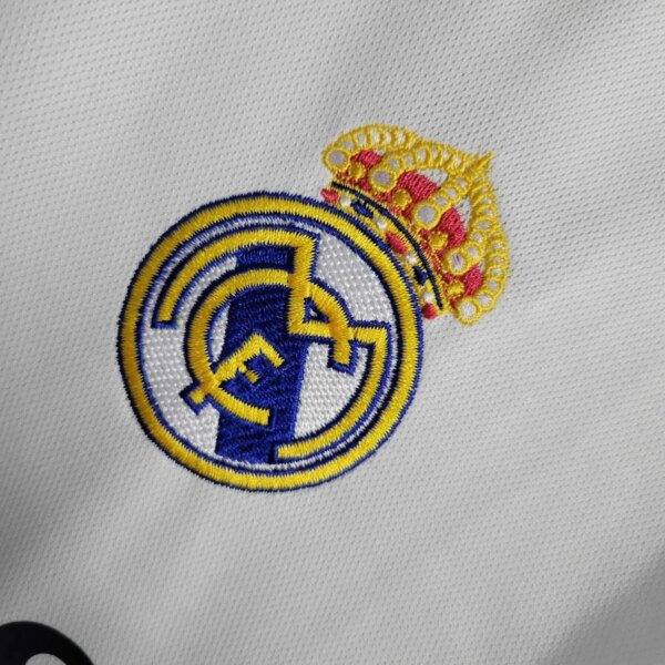 23-24 Real Madrid Home Fans Long Sleeve Jersey - Image 5