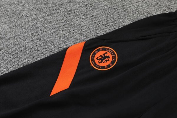 Chelsea POLO kit black orange green Short Sleeve Suit - Image 2