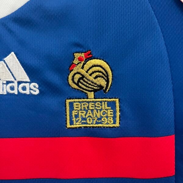 Retro 1998 France Home Kids Kit - Image 2