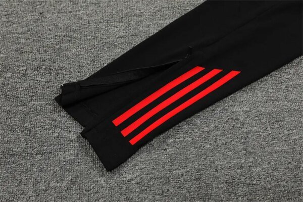 24-25 Manchester United Red and Black Training Suit - Image 8