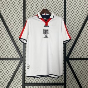2004 England Home Retro Jersey