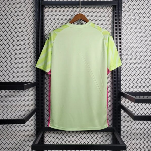23-24 Manchester City Yellow Goal Keeper Fans Jersey - Image 4