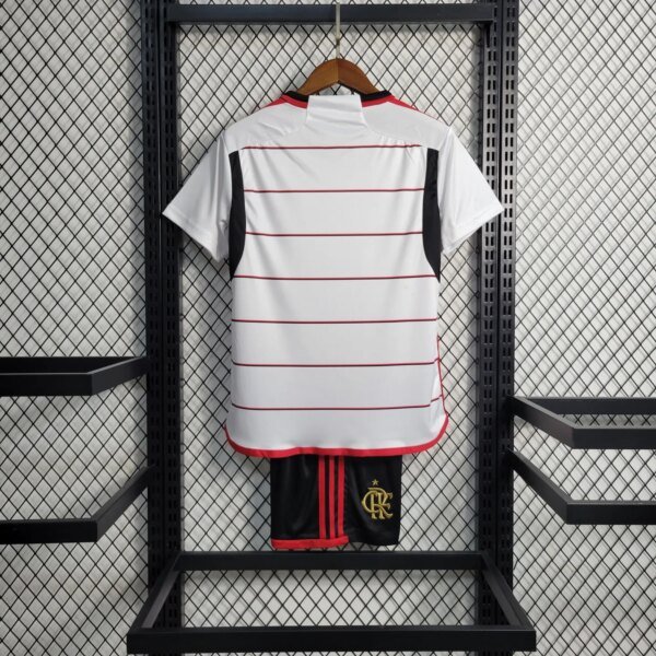 23-24 Flamengo Away Kids Kit - Image 3