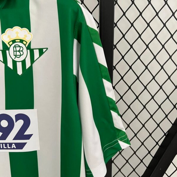 1988-89 Real Betis Home Retro Jersey - Image 2
