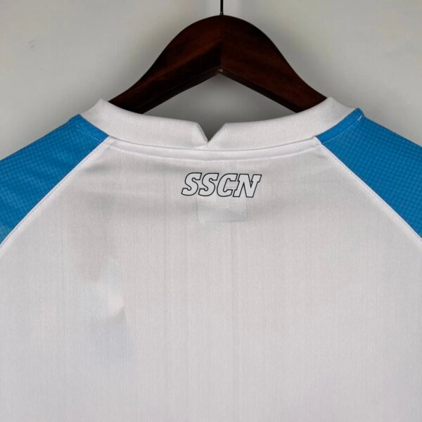 23-24 Napoli Champions White Jersey - Image 4
