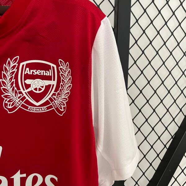 11-12 Arsenal 125th Aniversary Home Retro Jersey - Image 2