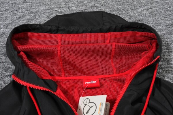 2023 AC Milan Player Hooded Windbreaker S-XXL - Image 3