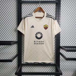 23-24 AS Roma Away Fans Jersey Sponsored