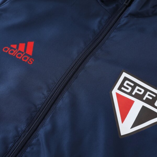 23-24 Sao Paulo Blue Windbreaker S-XXL - Image 3