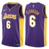 Lakers Violet V-Neck Hot Pressed Jersey - Image 2