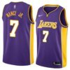 Lakers Violet V-Neck Hot Pressed Jersey - Image 4