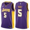 Lakers Violet V-Neck Hot Pressed Jersey - Image 7