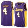 Lakers Violet V-Neck Hot Pressed Jersey - Image 8