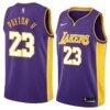 Lakers Violet V-Neck Hot Pressed Jersey - Image 10