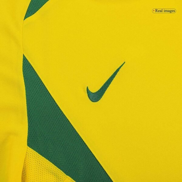 Brazil RONALDINHO #11 Home  Jersey Retro 2002/03 - Image 6