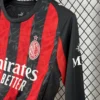 AC Milan Home Long Sleeve Fans Kit 25-26 - Image 3