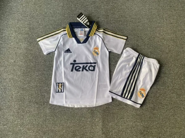98-00 Real Madrid Home Kids Kit