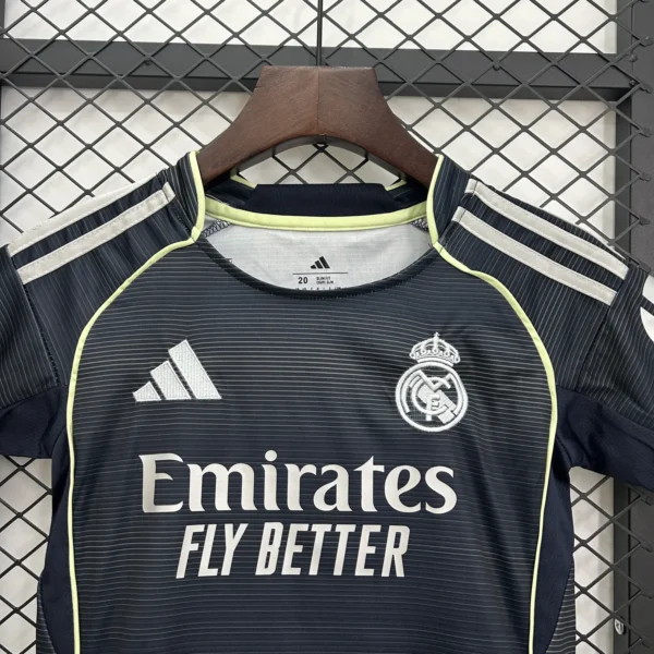 Real Madrid Away Kids Kit 25-26 - Image 2